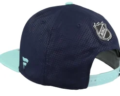 Seattle Kraken Authentic Pro Game&Train Traditional Navy Snapback - Fanatics