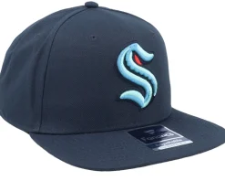 Seattle Kraken Core Athl Navy Snapback - Fanatics