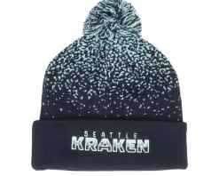 Seattle Kraken Iconic Gradiant Beanie Navy/Icy Blue Pom - Fanatics