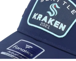 Seattle Kraken Navy/Icy Blue Trucker - Fanatics