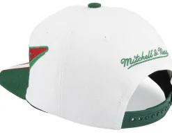 Seattle Supersonics Fast Times Hwc White Snapback - Mitchell & Ness