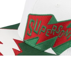 Seattle Supersonics Fast Times Hwc White Snapback - Mitchell & Ness
