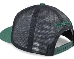 Seattle Supersonics Globe Hwc White/Black/Green Trucker - Mitchell & Ness