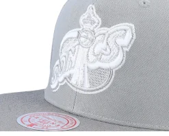 Seattle Supersonics Metallic Grey Snapback - Mitchell & Ness