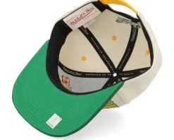 Seattle Supersonics Pop Panel Hwc Off White/Green Snapback - Mitchell & Ness