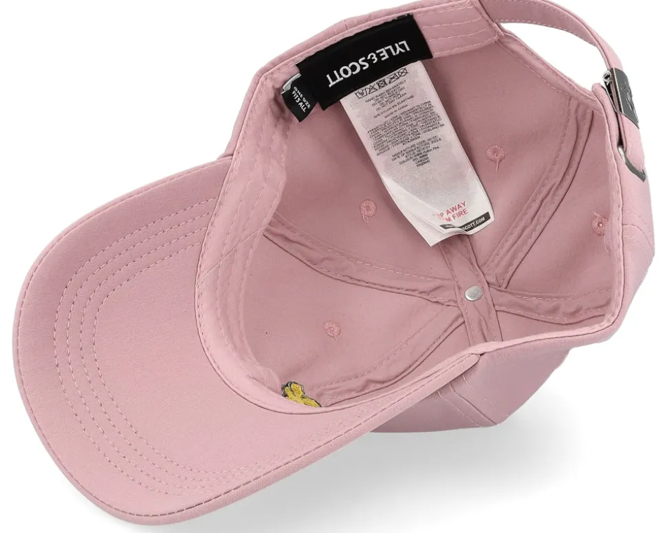 Seersucker Baseball Cap Hutton Pink Dad Cap - Lyle & Scott