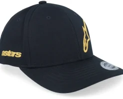 Sessionized Hat Black/Gold Adjustable - Alpinestars