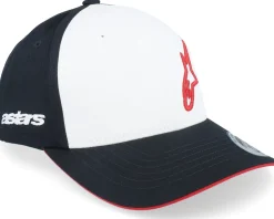 Sessionized Hat White/Black/Red Adjustable - Alpinestars