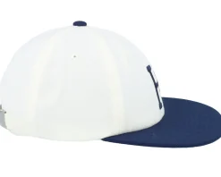 Set Classic H 6 Panel Hat Linen/Navy Strapback - HUF