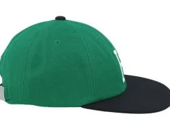 Set Classic H 6 Panel Hat Green/Black Strapback - HUF