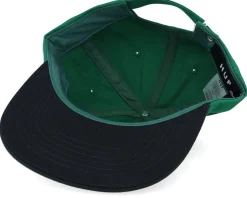 Set Classic H 6 Panel Hat Green/Black Strapback - HUF