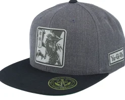 Seto Kaiba Grey Engraved Charcoal Snapback - Yu-Gi-Oh