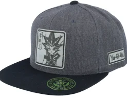 Seto Kaiba Grey Engraved Charcoal Snapback - Yu-Gi-Oh