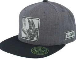 Seto Kaiba Grey Engraved Charcoal Snapback - Yu-Gi-Oh