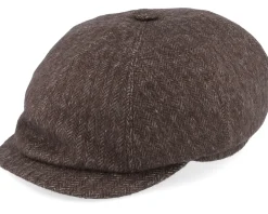 Seven Amaro Brown Newsboy Flat Cap - Mayser