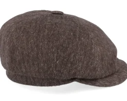 Seven Amaro Brown Newsboy Flat Cap - Mayser