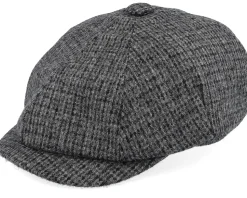 Seven Amaro Grey Newsboy Flat Cap - Mayser