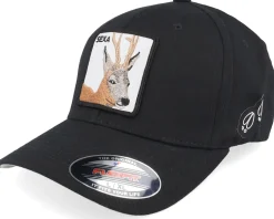 Sexa Rådjur Bock Wooly Combed Black Flexfit - Hunter