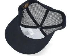 Shades And Beard Patch Black A-Frame Trucker - Bearded Man