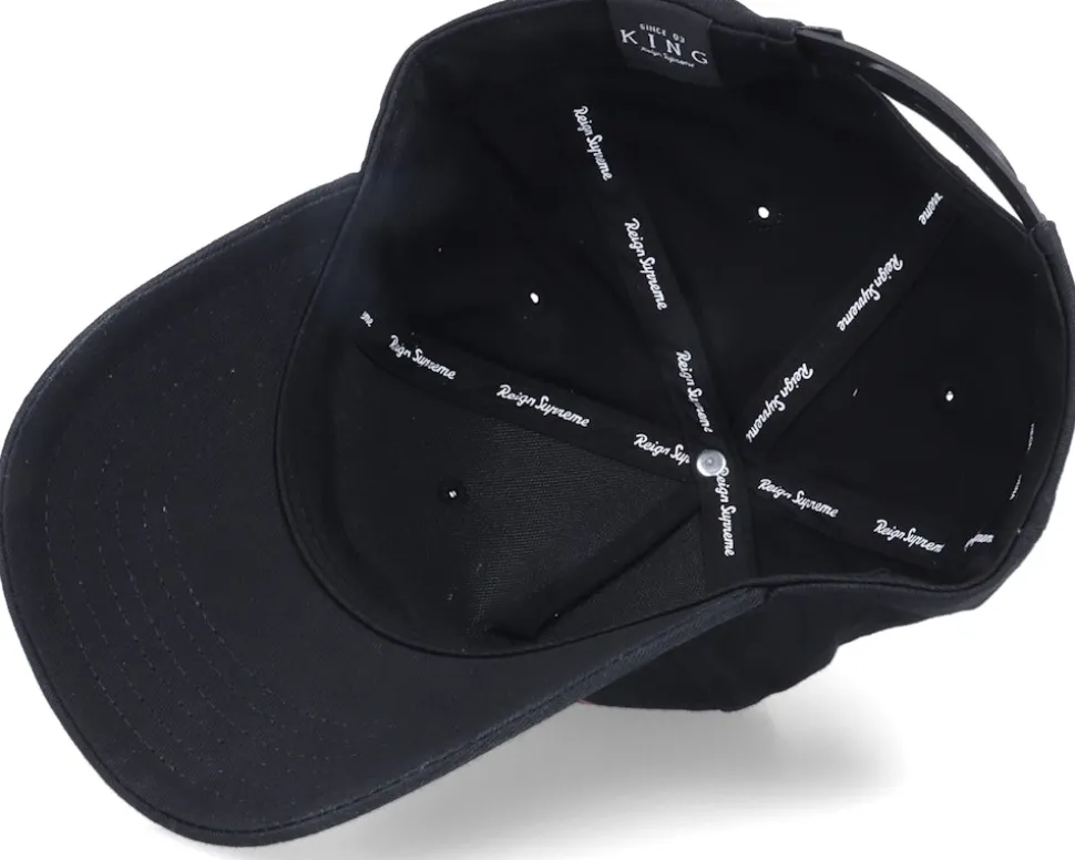 Shadwell Curved Peak Black Adjustable - King Apparel