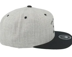 Shall Not Shave Grey/Black Snapback - Bearded Man