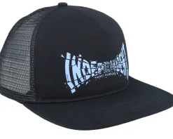 Shattered Span Meshback Cap Black Trucker - Independent