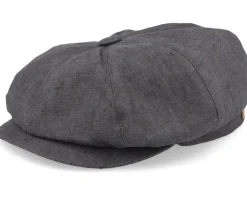 Shelby Linen Brown Flat Cap - Mayser