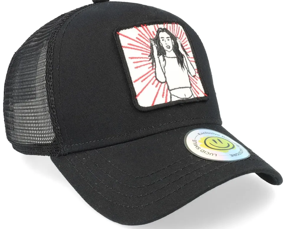 Shine Girl Patch Black Trucker - Lucid Smile
