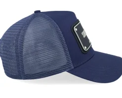 Shit Happens Rubber Navy Blue A-Frame Trucker - John Hatter & Co