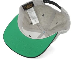 Side Logo Grey/Black Snapback - Bearded Man