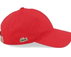 Side Patch Red Dad Cap - Lacoste