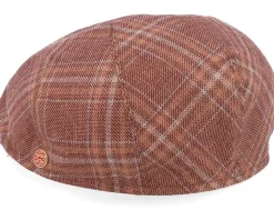 Sidney Como Brown Flat Cap - Mayser