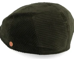 Sidney Corduroy Loden Flat Cap - Mayser