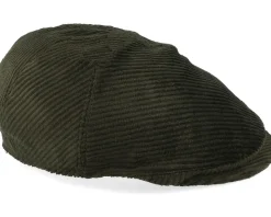 Sidney Corduroy Loden Flat Cap - Mayser