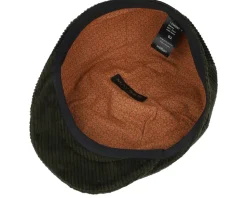 Sidney Corduroy Loden Flat Cap - Mayser