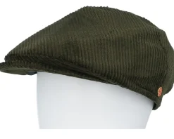 Sidney Corduroy Loden Flat Cap - Mayser