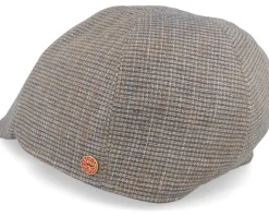 Sidney Dundee Taupe Flat Cap - Mayser