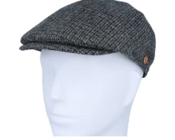 Sidney Plus Amaro Grey Flat Cap - Mayser