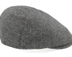 Sidney Plus Amaro Grey Flat Cap - Mayser
