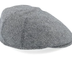 Sidney Plus Premium Grey Earflap Flatcap - Mayser