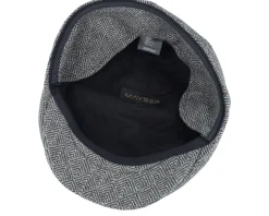 Sidney Plus Premium Grey Earflap Flatcap - Mayser