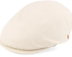 Sidney Superior Beige Flat Cap - Mayser