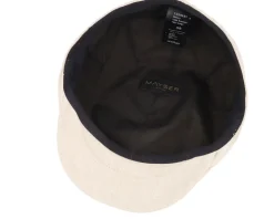 Sidney Superior Beige Flat Cap - Mayser