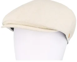 Sidney Superior Beige Flat Cap - Mayser