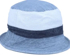 Signature Block Denim Hat Blue Bucket - Karl Kani
