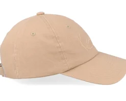 Signature Cap Washed Light Beige Dad Cap - Karl Kani