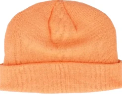 Signature Fisherman Beanie Light Orange Short Beanie - Karl Kani