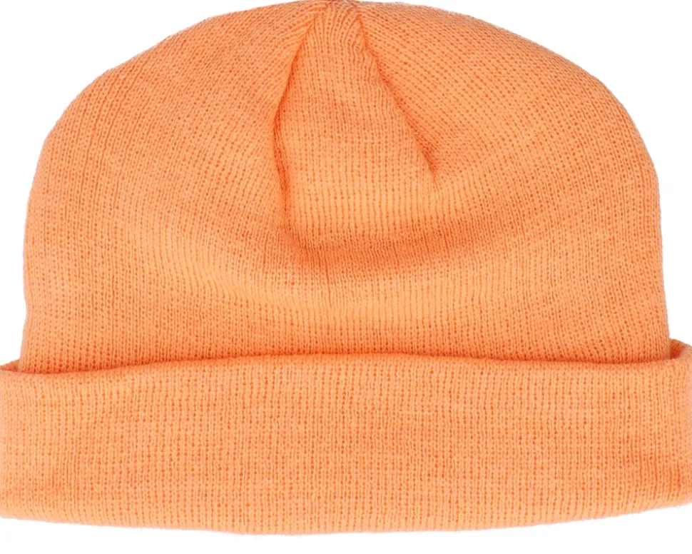 Signature Fisherman Beanie Light Orange Short Beanie - Karl Kani