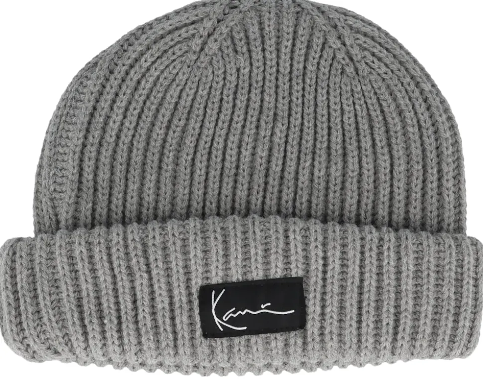 Signature Fisherman Grey Melange Cuff - Karl Kani