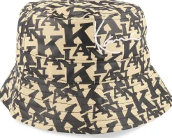 Signature Retro Logo Hat Sand/Black Bucket - Karl Kani